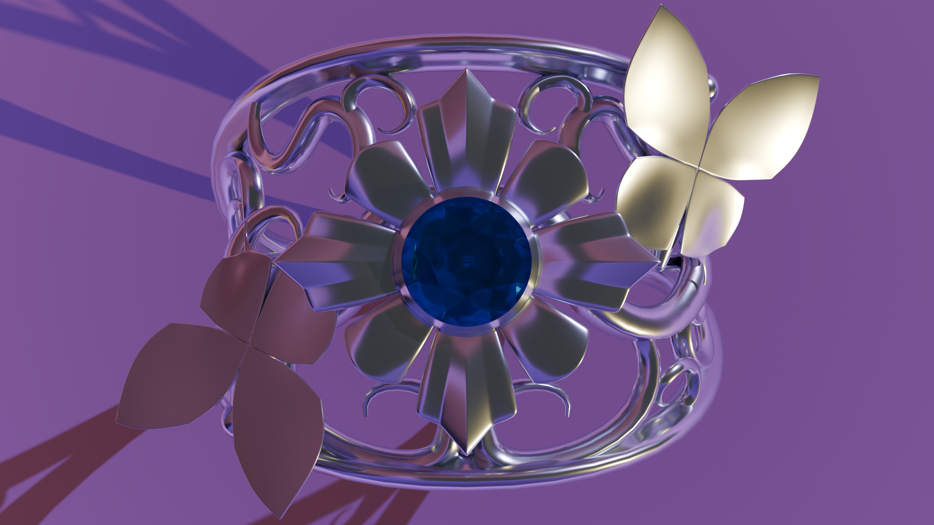 Bluebell Spinel Ring