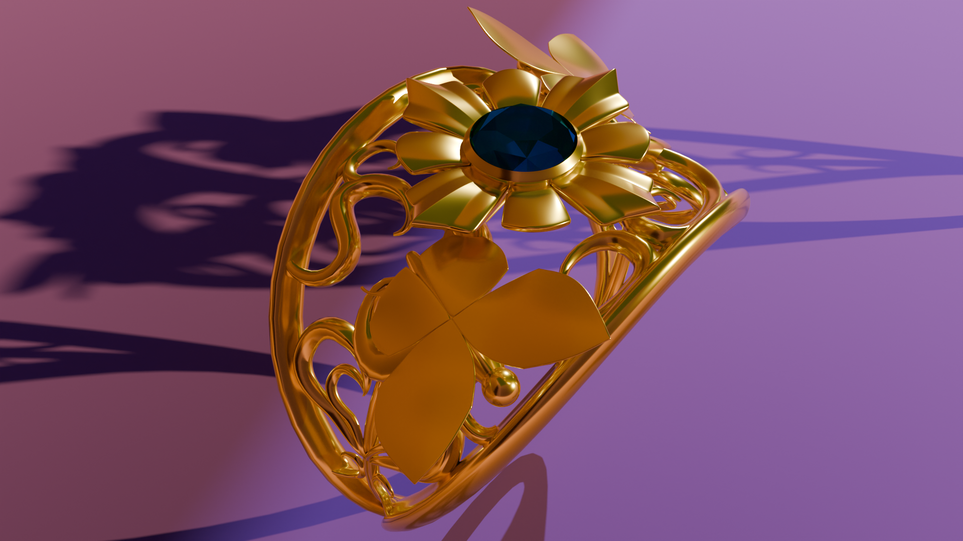 Bluebell Spinel Ring