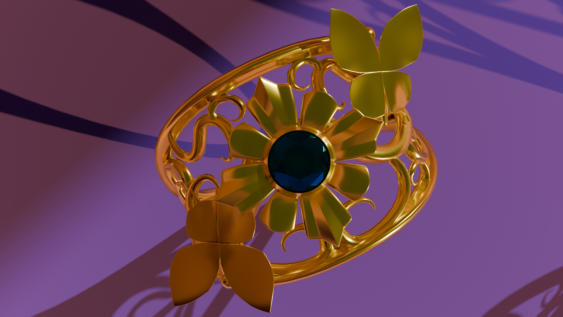 Bluebell Spinel Ring