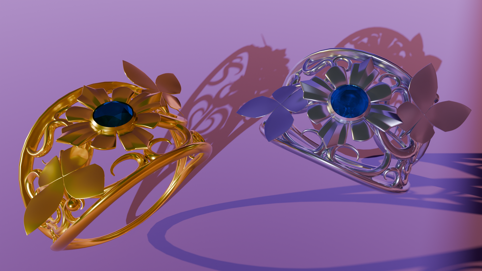 Bluebell Spinel Ring