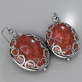 Realms Beyond Earrings Silver