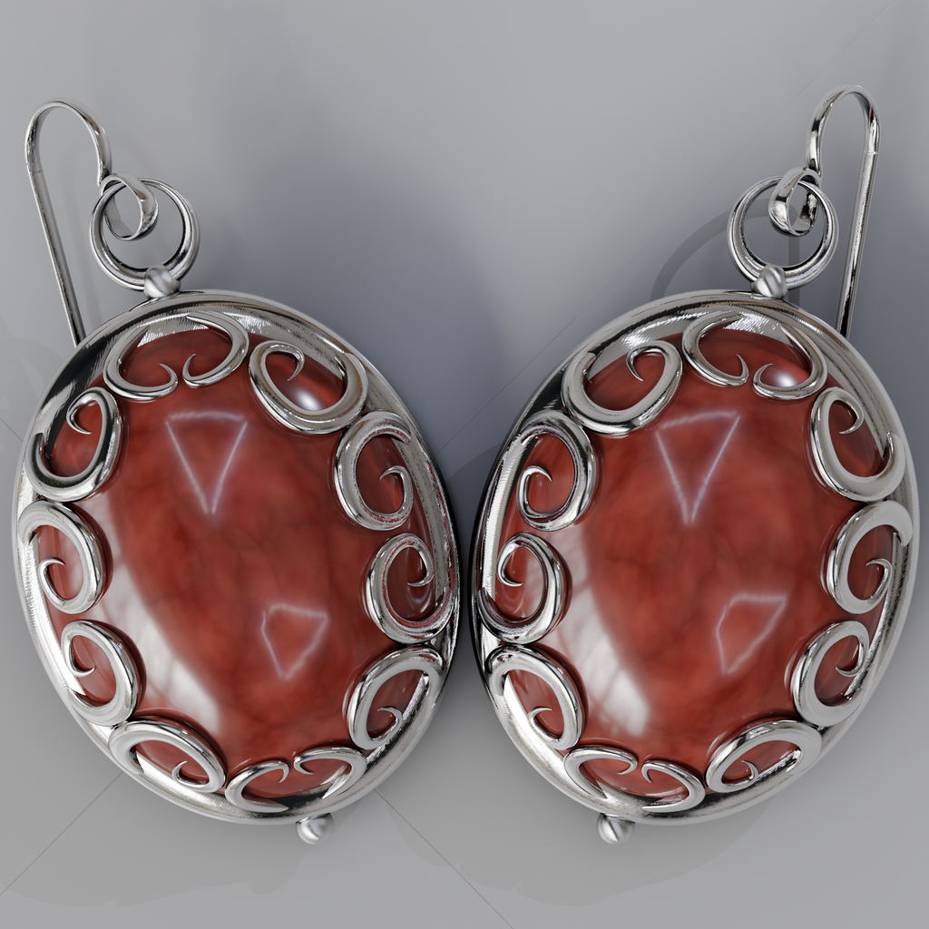 Realms Beyond Earrings Silver