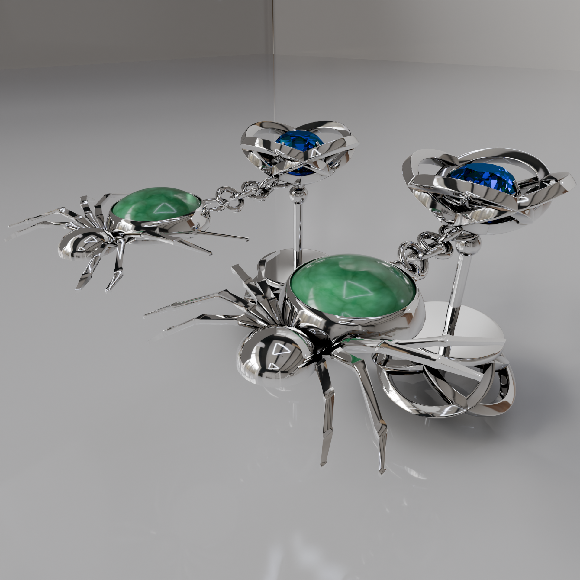 Itsy Bitsy Earrings Silver