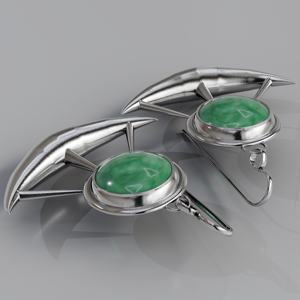 Ancestors Sight Earrings Silver